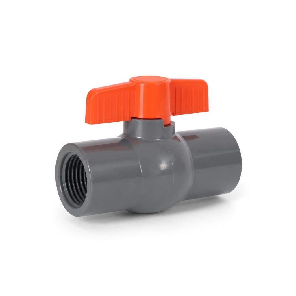 ECCO MM 1/2" PVC MINI BALL VALVE