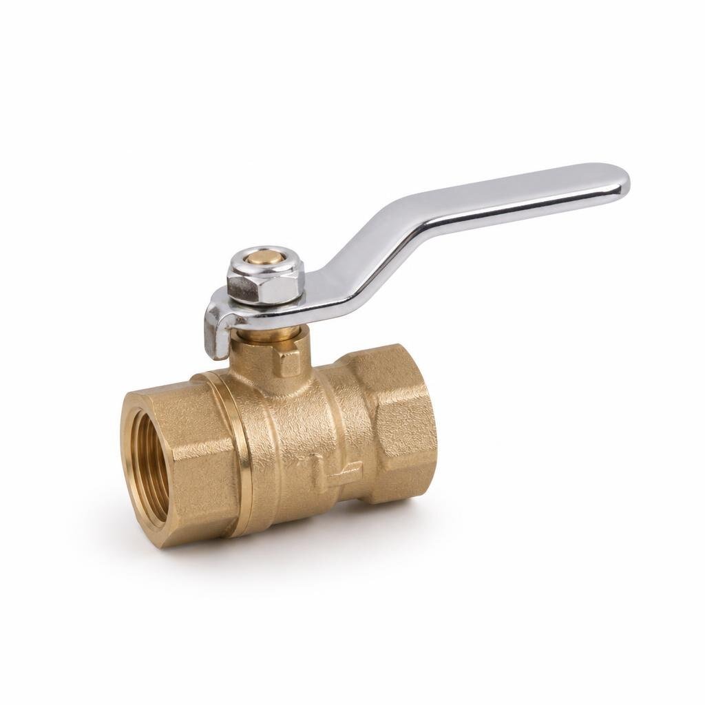 50MM CITY BRASS CP BALL VALVE