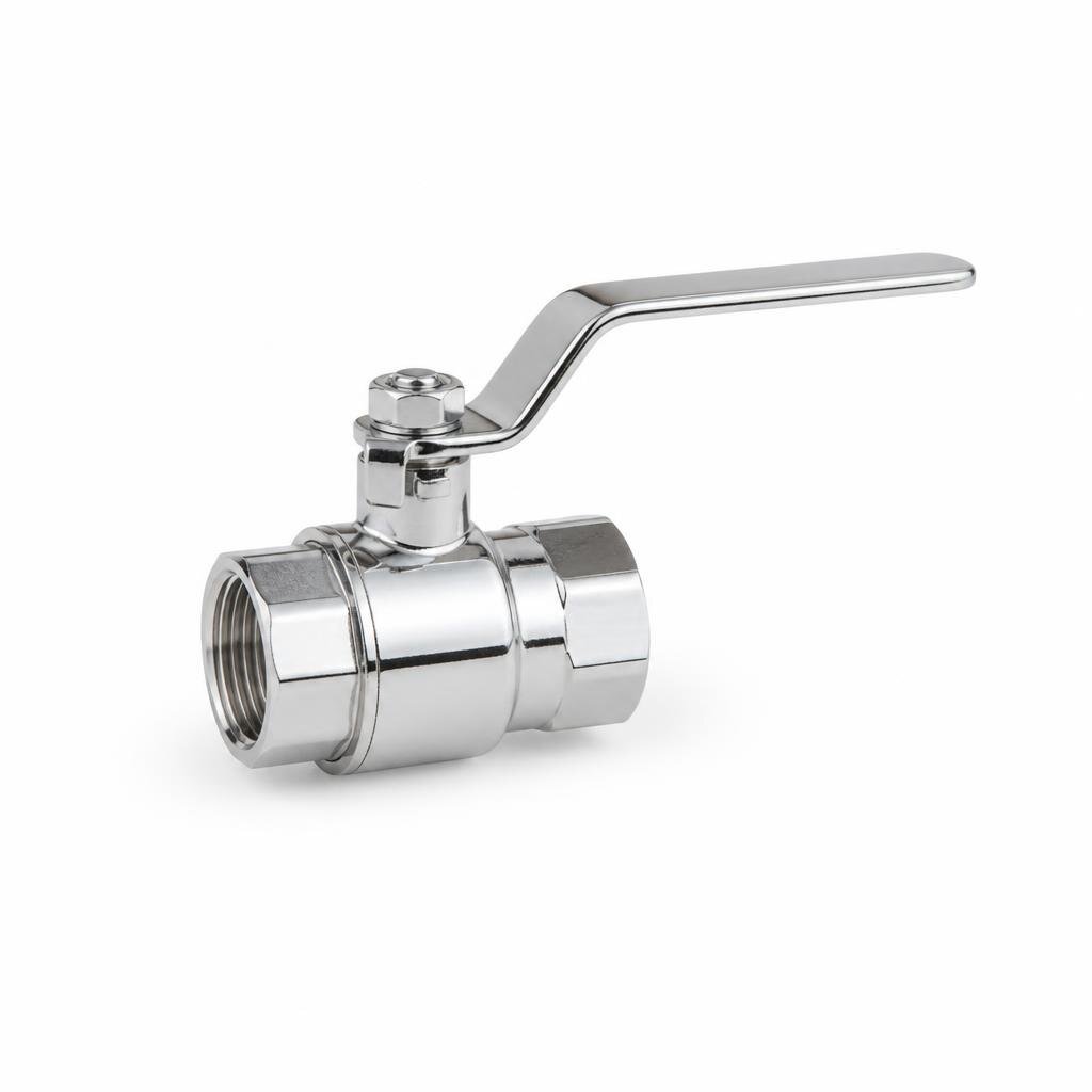 CITY 1/2" CHROME PLATED BALL VALVE