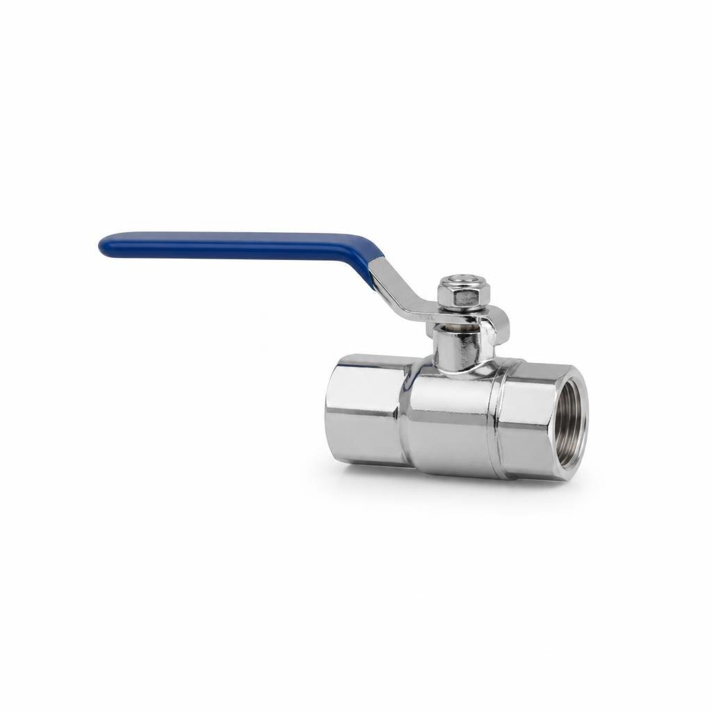 CITY 3/4" CHROME PLATED BALL VALVE