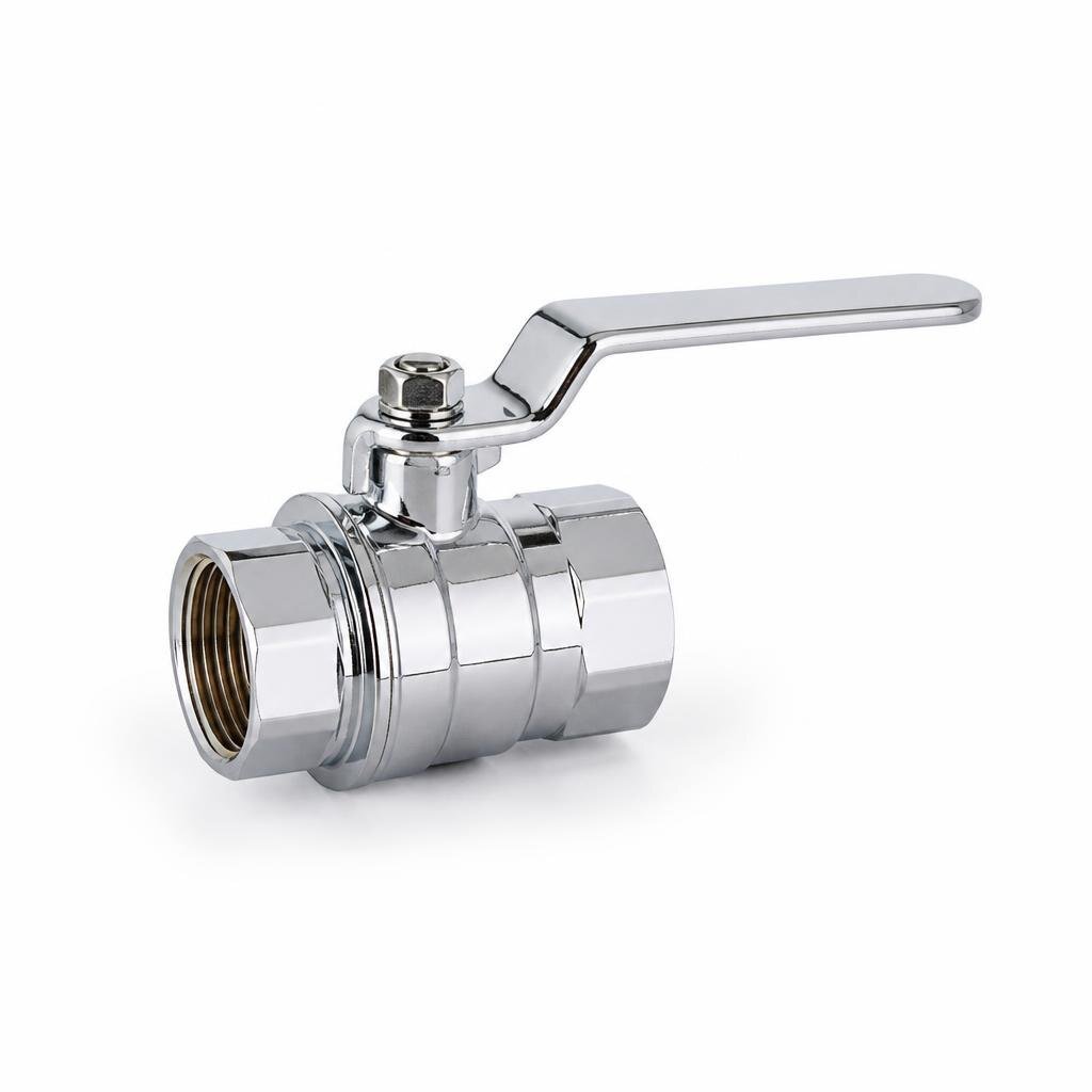 CITY 1" CHROME PLATED BALL VALVE