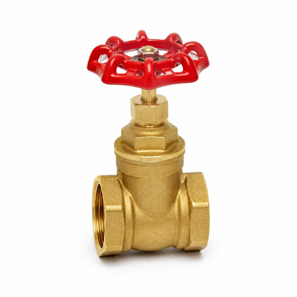 BOB 20MM (3/4") BRASS GATE VALVE PN10