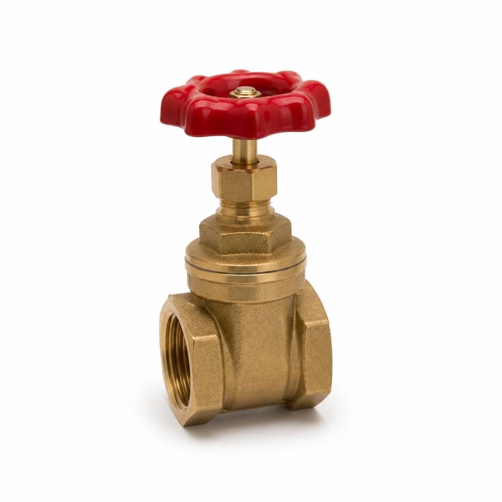 BOB 25MM (1") BRASS GATE VALVE PN10