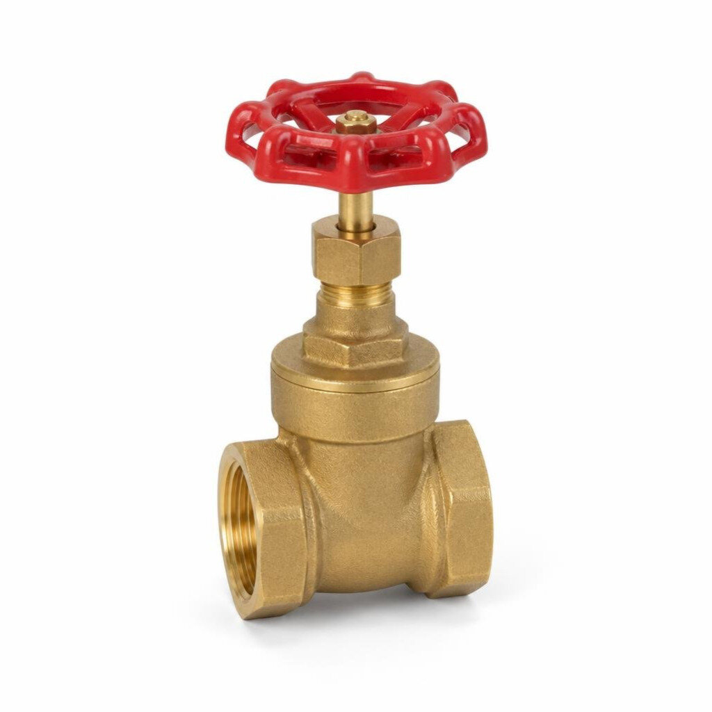 BOB 40MM (1-1/2") BRASS GATE VALVE PN10