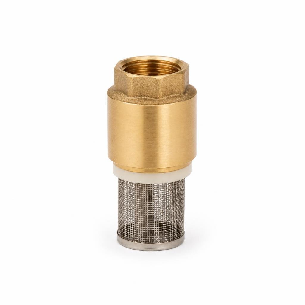 20MM BRASS SPRING CHECK FOOT VALVE