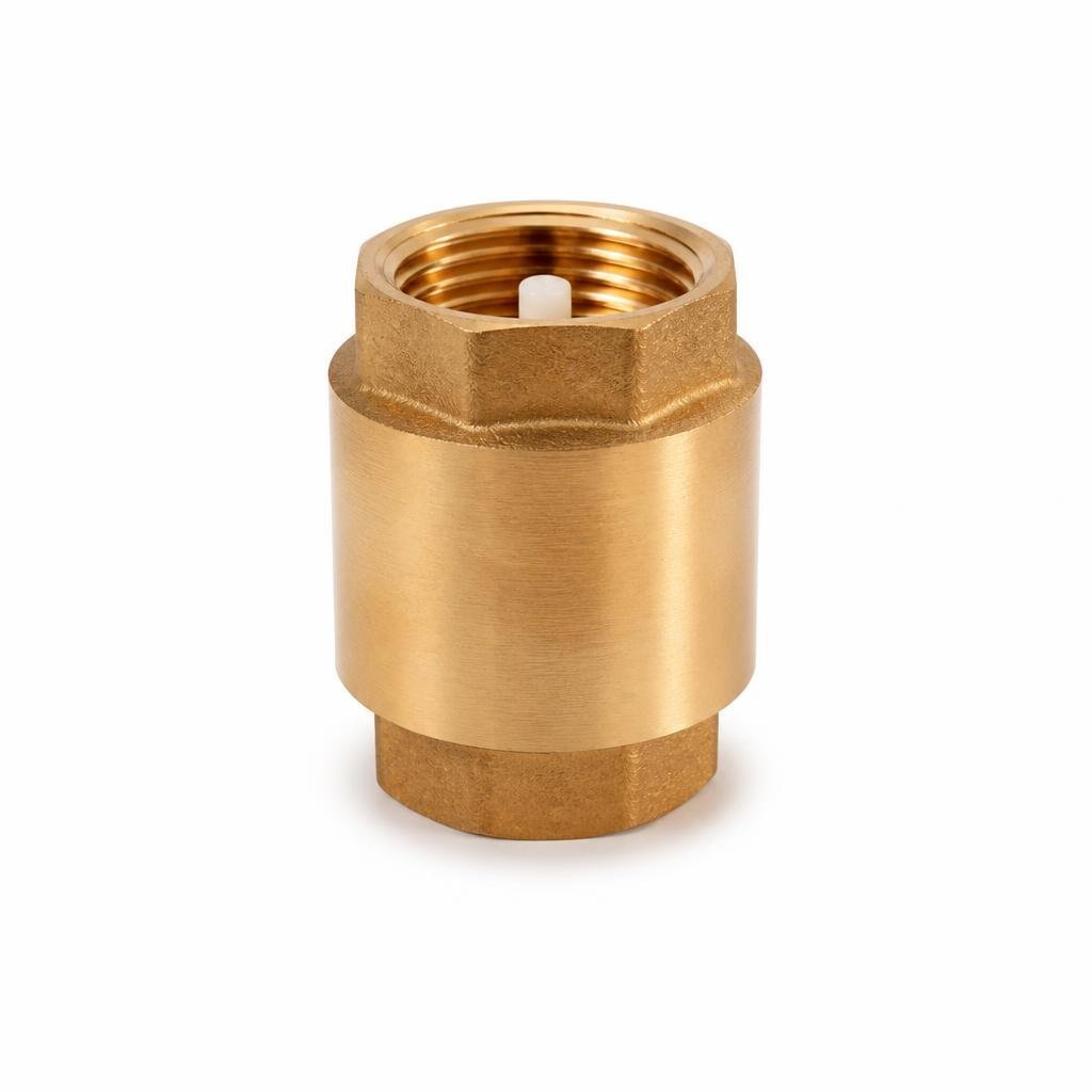 YORK 15MM BRASS SPRING CHECK VALVE