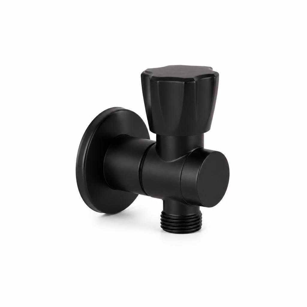 MITCO AC44BK BLACK TOILET COMPANION ANGLE VALVE