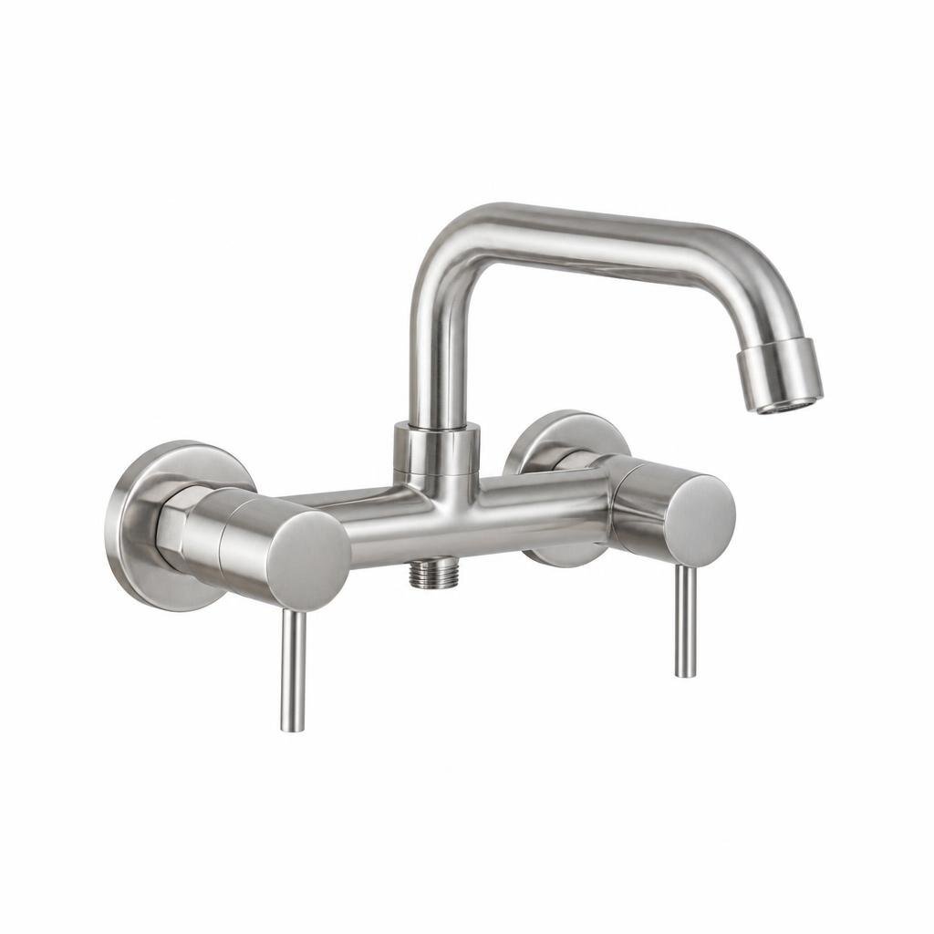 CELONI CLN8241 SUS304 TWIN MIX SPOUT WALL TAP