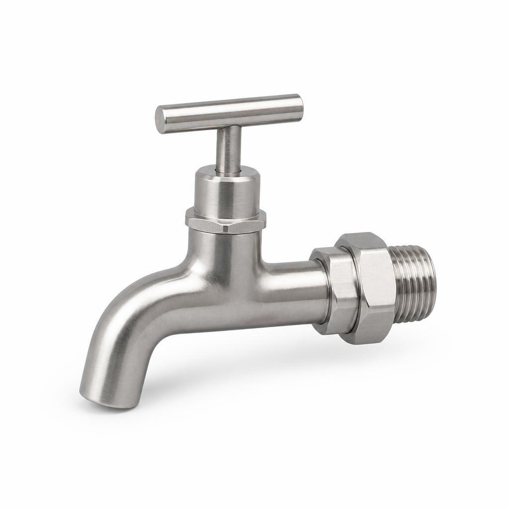 M-CELONI/NIETZ NPSPBT8111 SUS304 UNION BIB TAP
