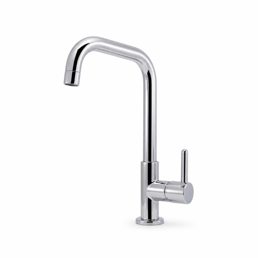 R012 WN05 CHROME SINGLE SINK TAP NOZZLE