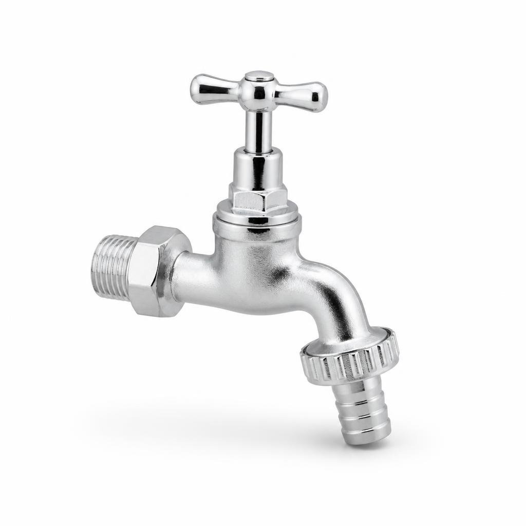 GEORGE KENT 1/2" C.P UNION BIBTAP C/W NOZZLE