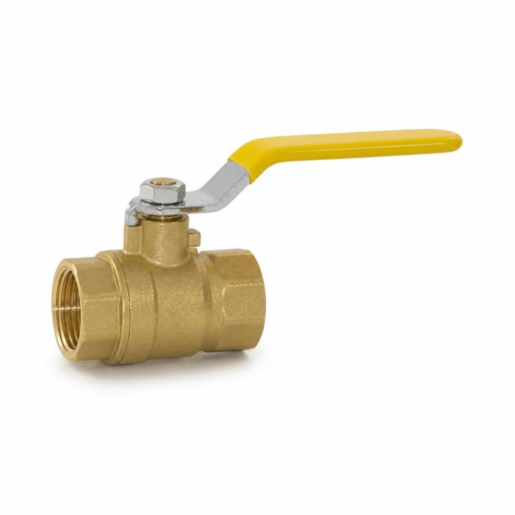 UNIQ 606# 1/2" PREMIUM BRASS BALL TAP YELLOW HANDLE