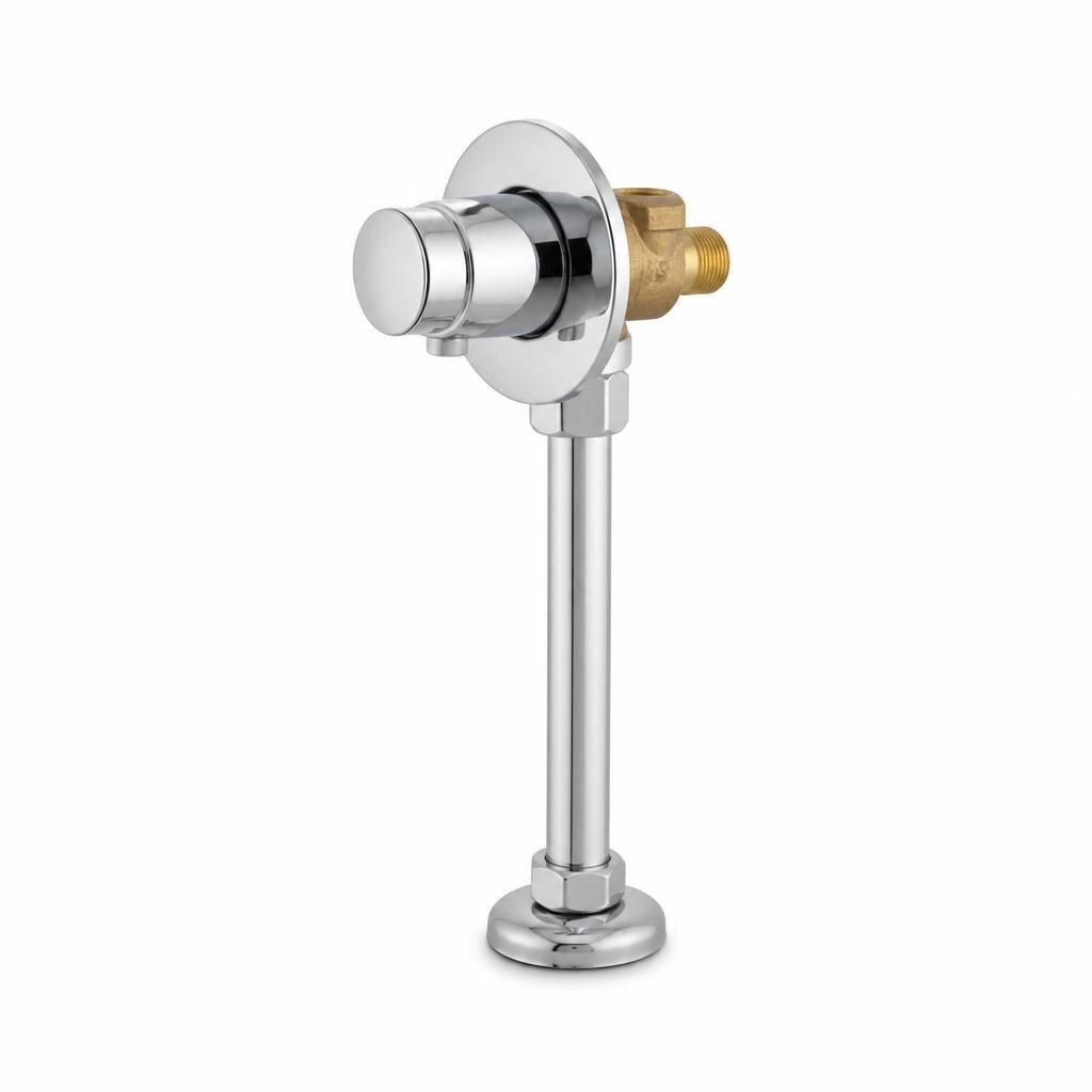 BARENO CWCFV-11 CONCEALED WC FLUSH VALVE BRASS CHROME