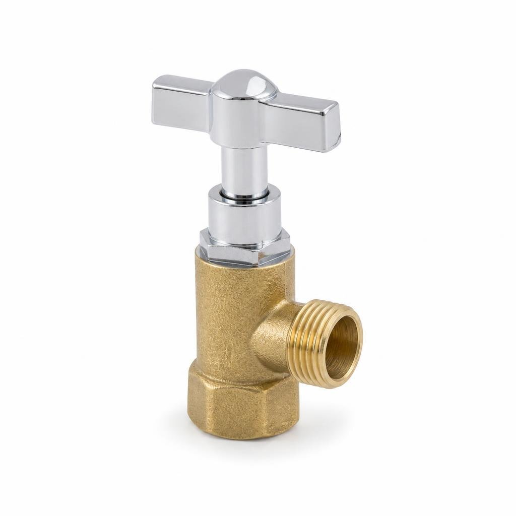 M-CITY 15MM BRASS STOP COCK LIGHT DUTY