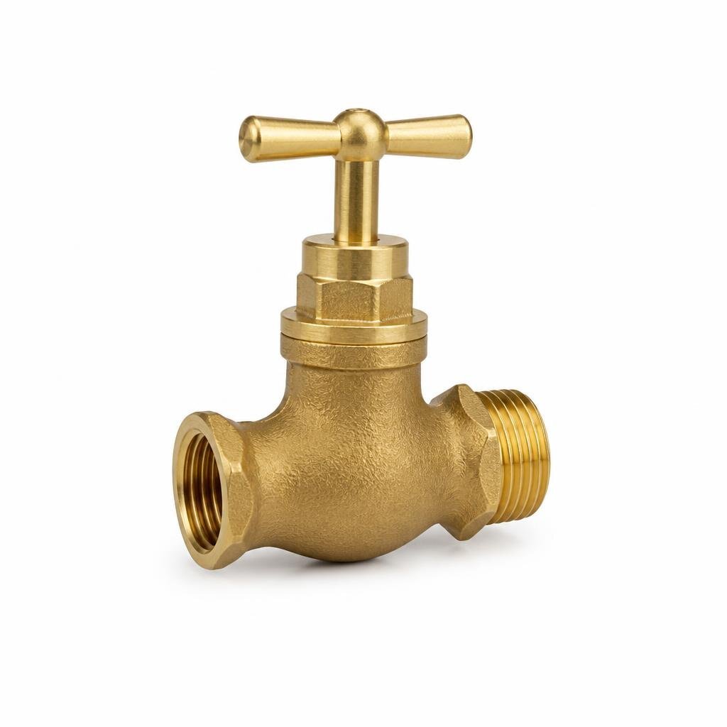 FORGING 15MM BRASS STOP COCK LIGHT DUTY