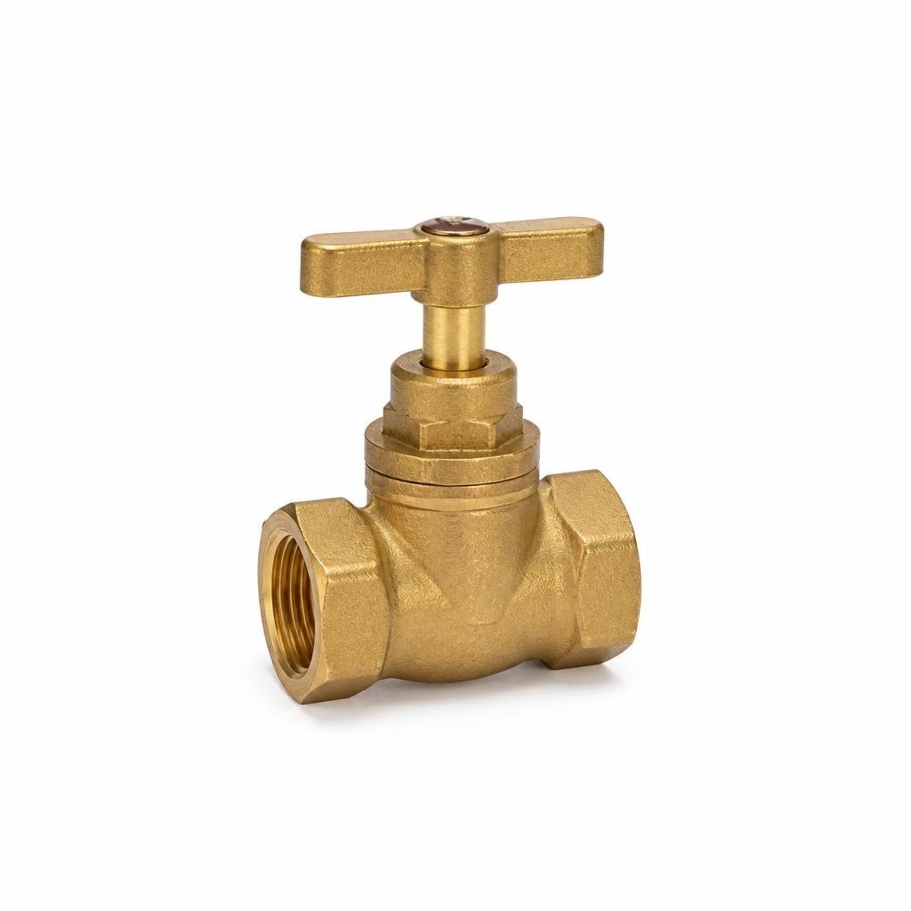09010 15MM LIGHT DUTY BRASS CONSEAL STOP COCK