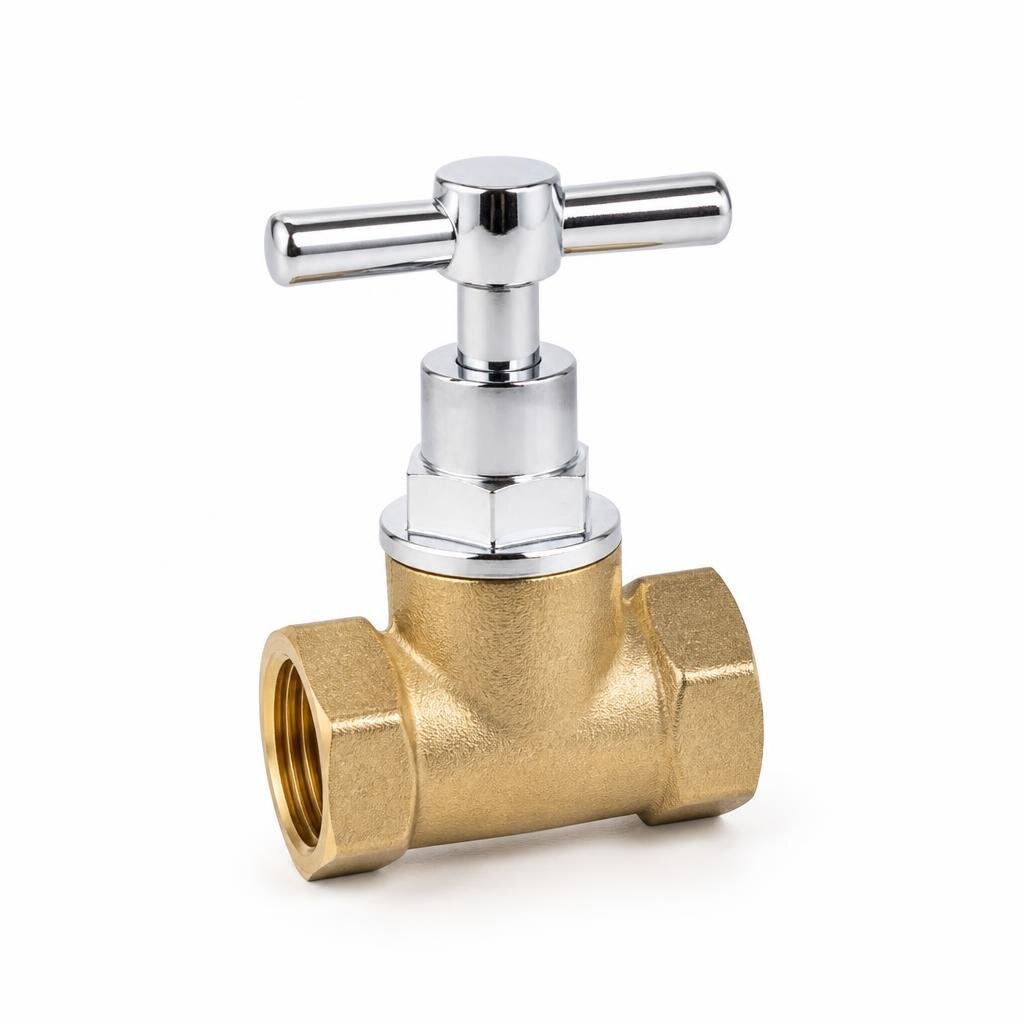 M-CITY 20MM BRASS STOP COCK LIGHT DUTY