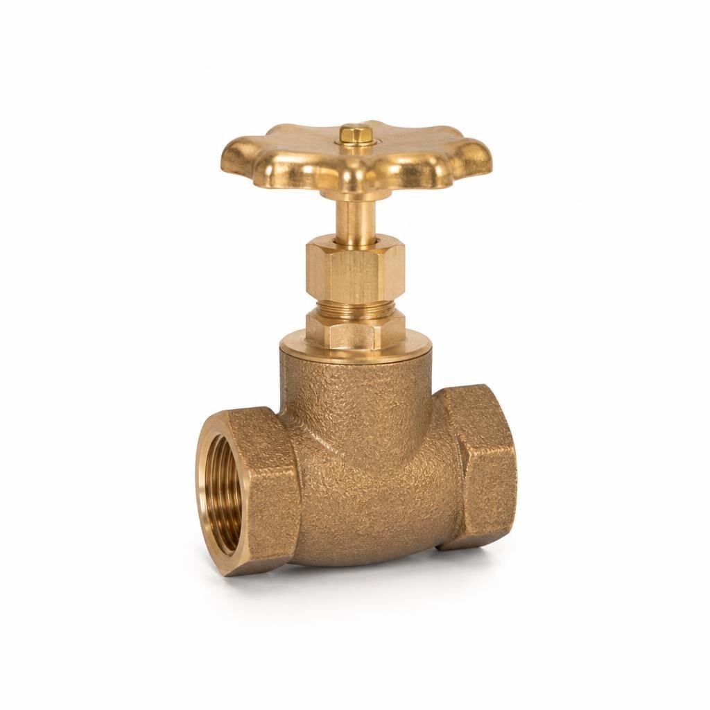 CITY 25MM BRASS STOP COCK HEAVY DUTY
