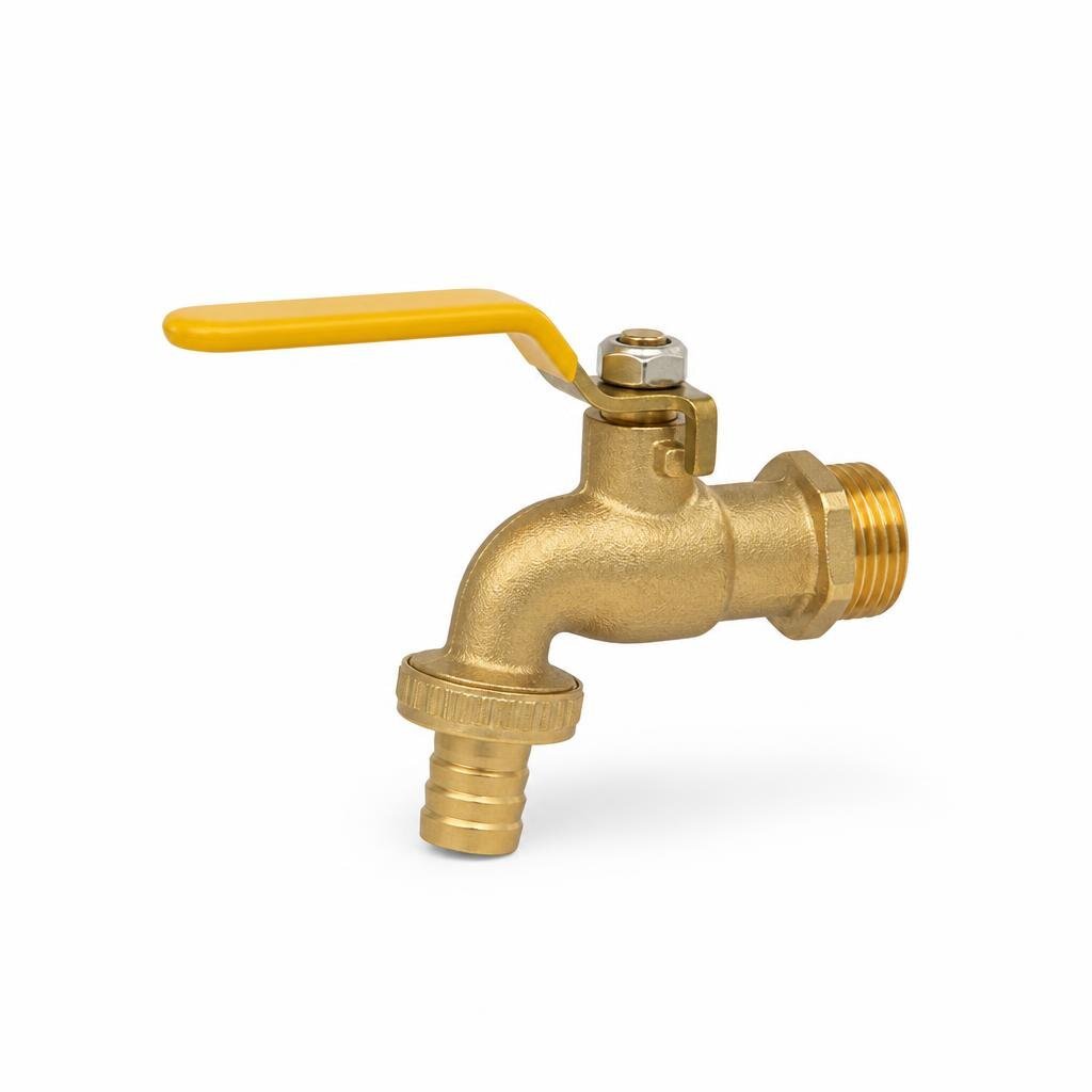 SINOR 217 1/2" BRASS BALL BIBCOCK NOZZLE