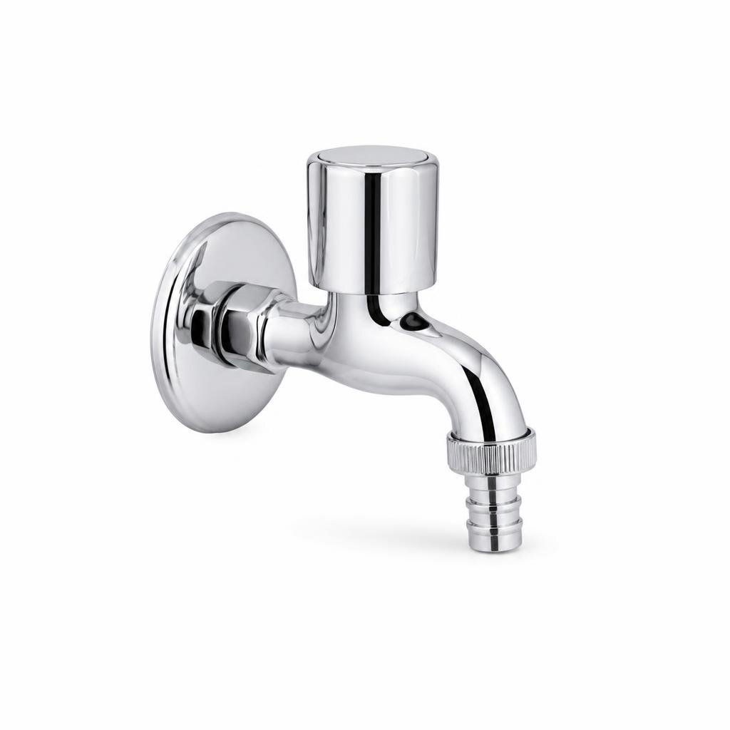 SINOR S107N SOLID HANDLE WALL BIB TAP - CONNECTOR