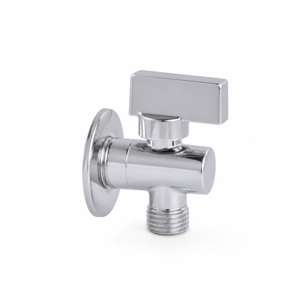 SINOR S-109 1/2" SOLID HANDLE ANGLE VALVE