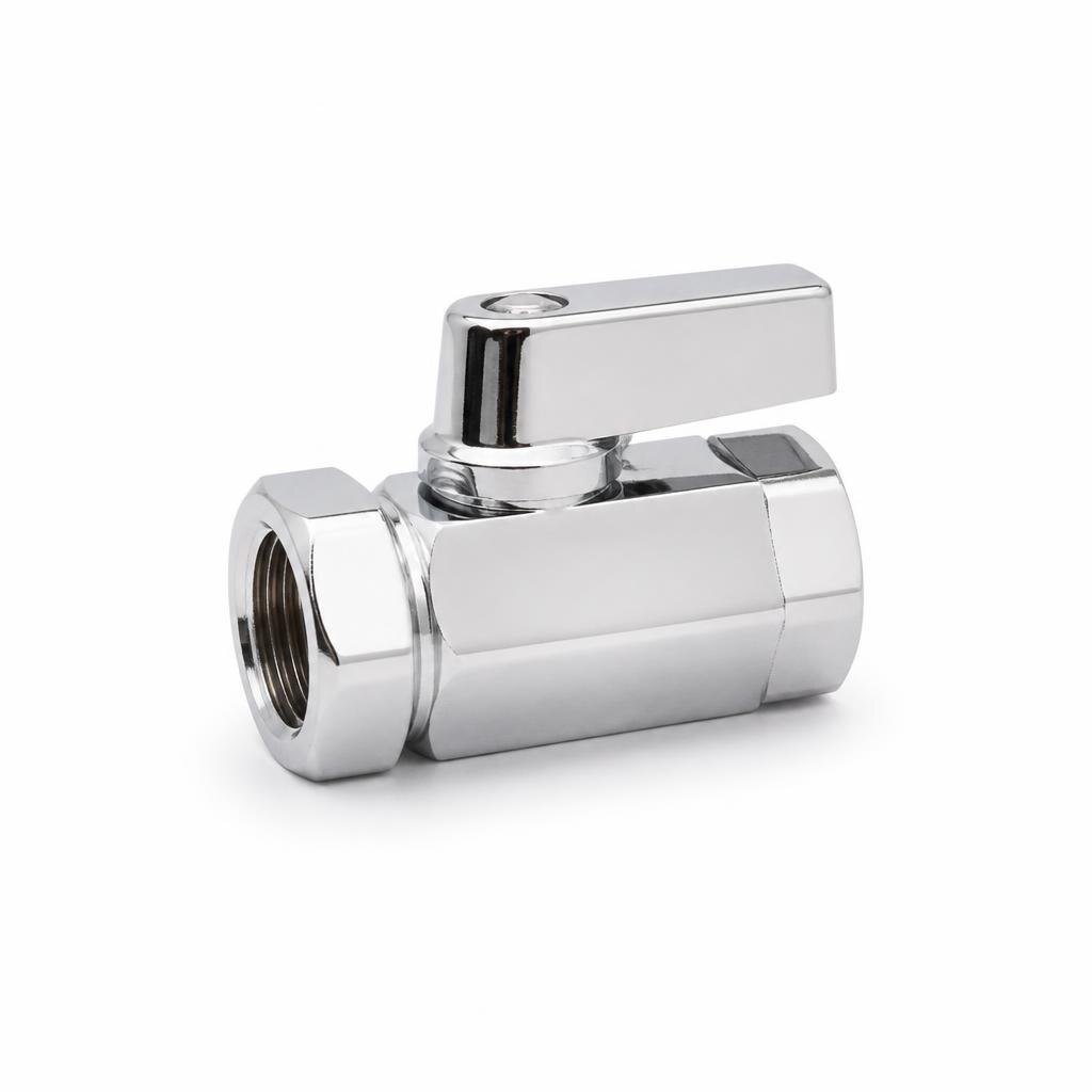 ANA 2202 1/2"FM ABS CHROME MINI BALL VALVE