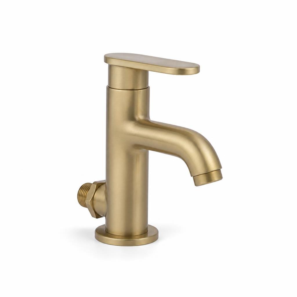 SERICITE SR12023 CP BRASS 1/2" L.BODY BASIN TAP