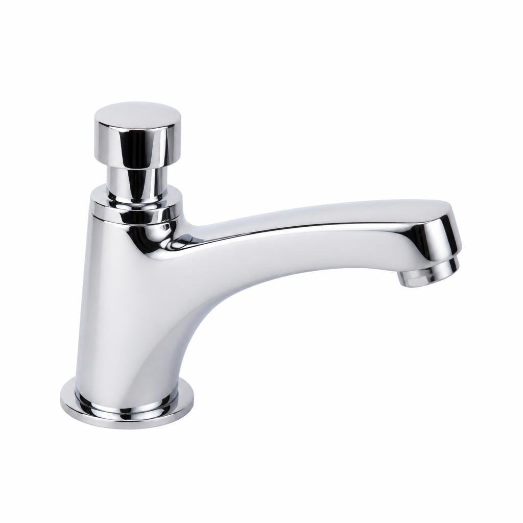 JOHNSON SUISSE WBFA301624CP DECK MOUNTED SELF-CLOSING TAP (STANDARD)