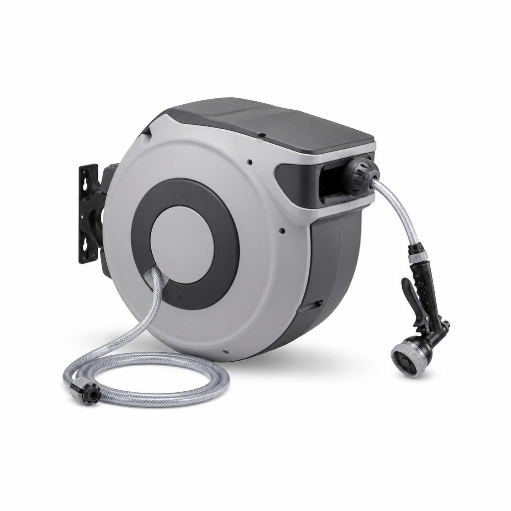 SANIWARE 15M RETRACTABLE HOSE REEL