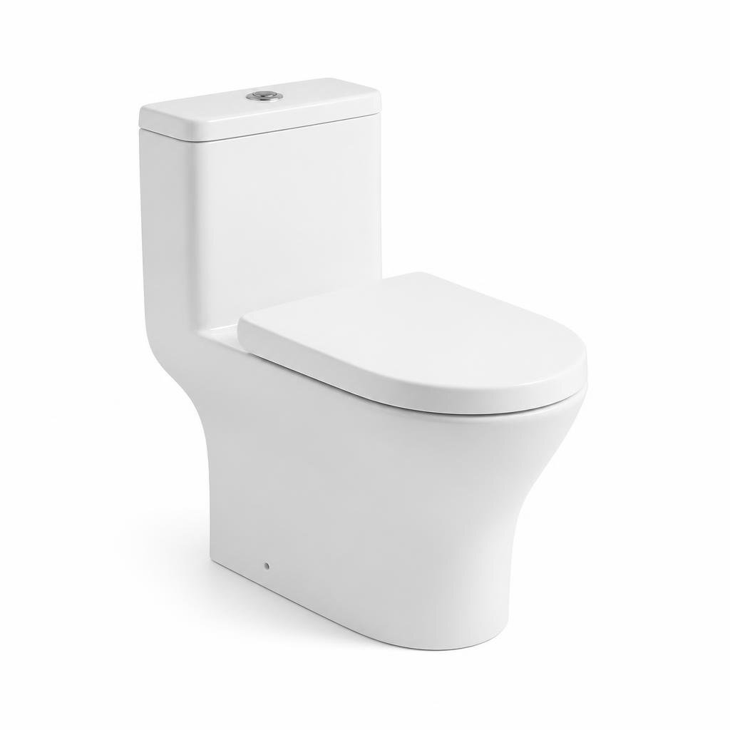 OUTAI OT-12036 ONE-PIECE WASHDOWN WC P-TRAP
