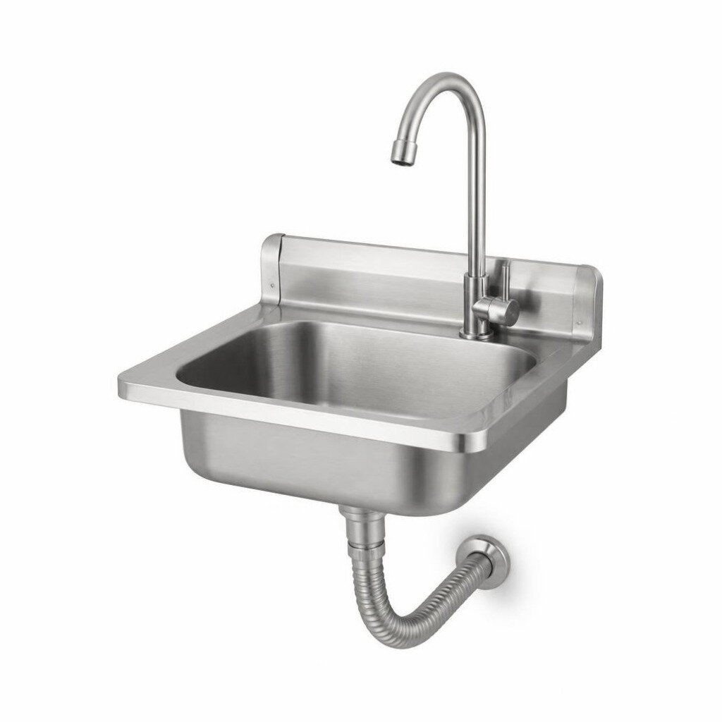 M-B.I. CARE BN-208004 SS304 WALL SINK MONO COLD TAP