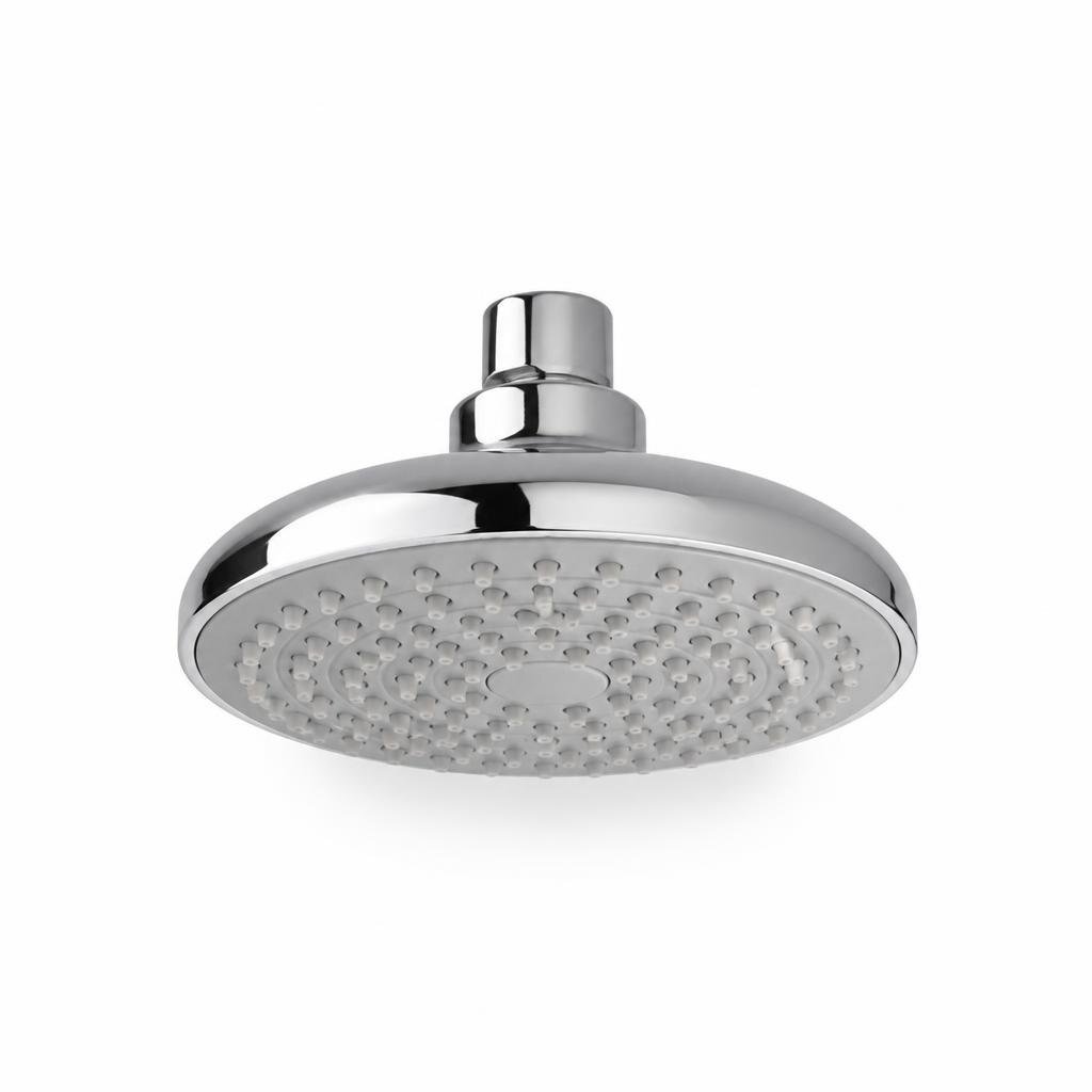4" CHROME SHOWER ROSE