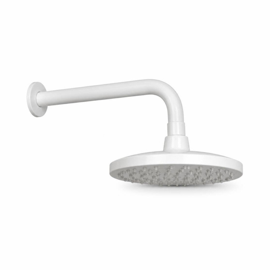 4" PVC SHOWER ROSE C/W ARM SET