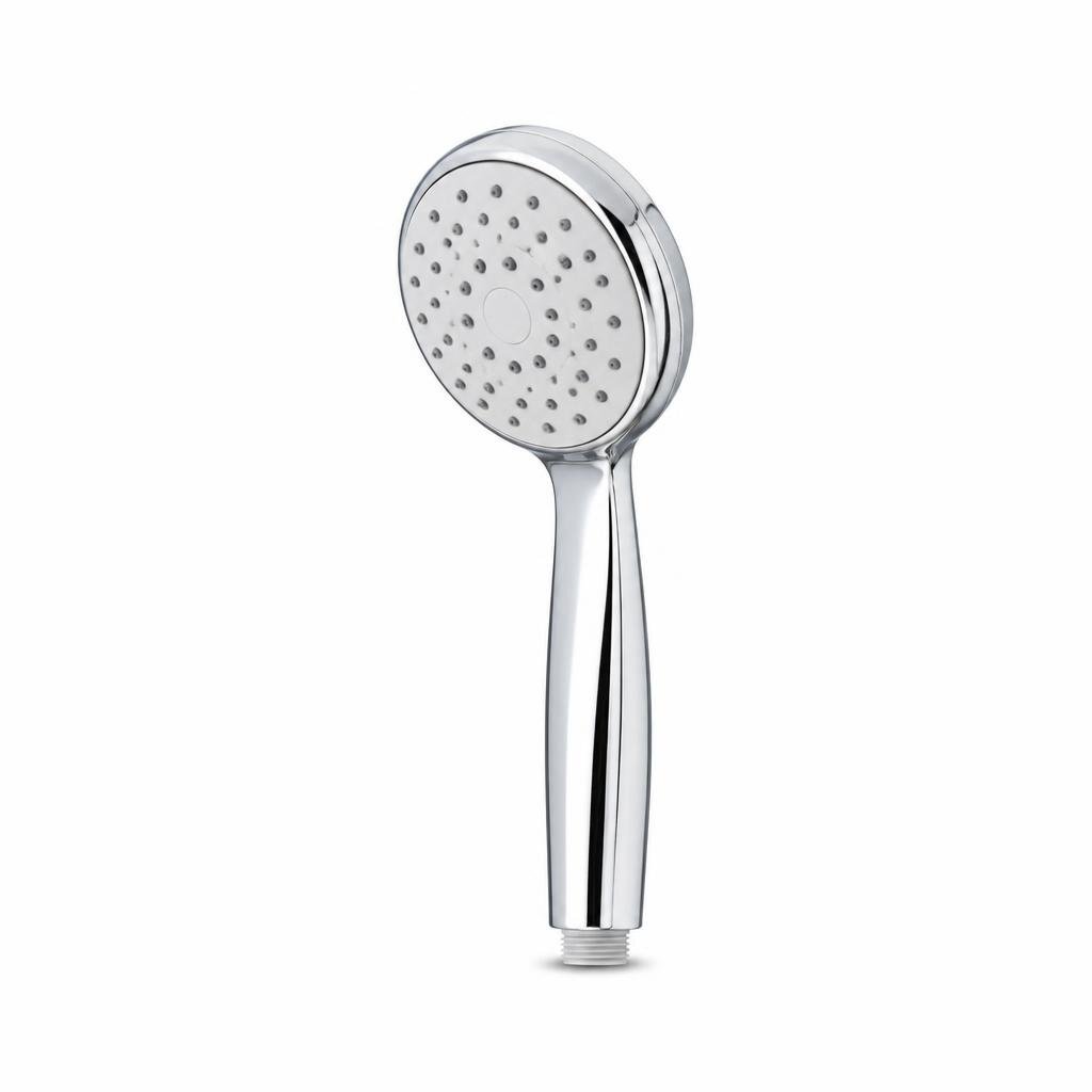 CHORME SINGLE PORTABLE SHOWER ROSE HEAD-107213