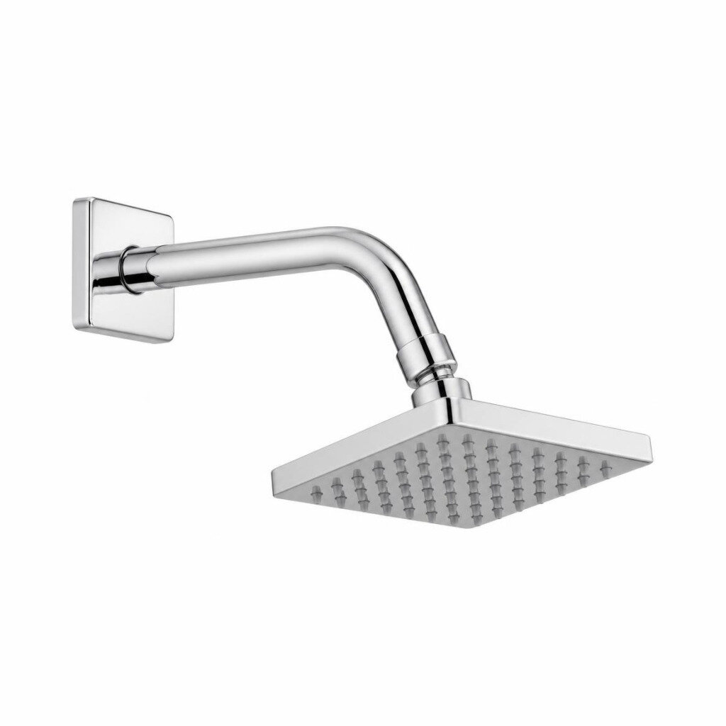 ROCKEY 488 4" SQUARE SHOWER ROSE HEAD SET