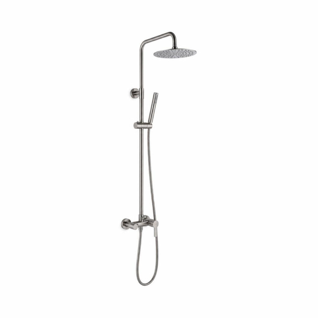 SH-711-S 4" S/STEEL RAIN SHOWER SET