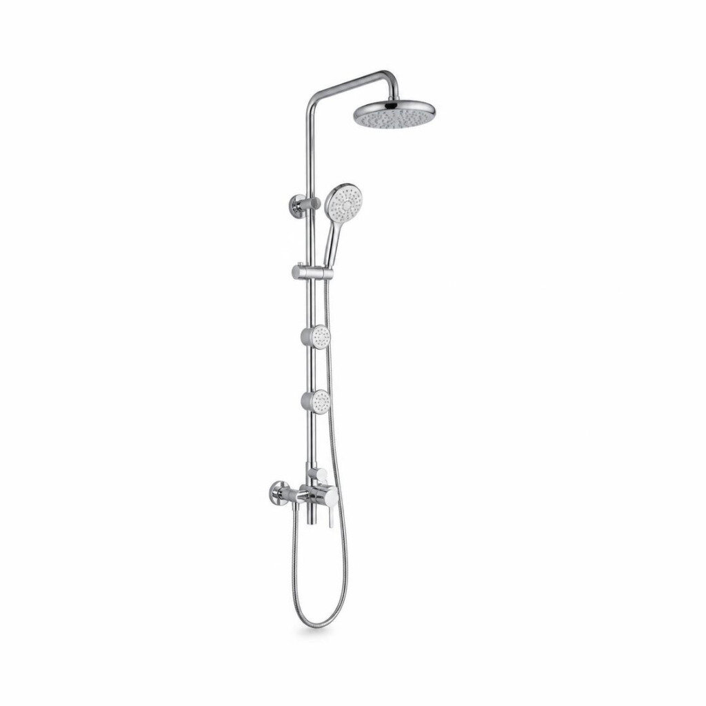 TOMNIC 4" 4WAY ROUND SHOWER SET