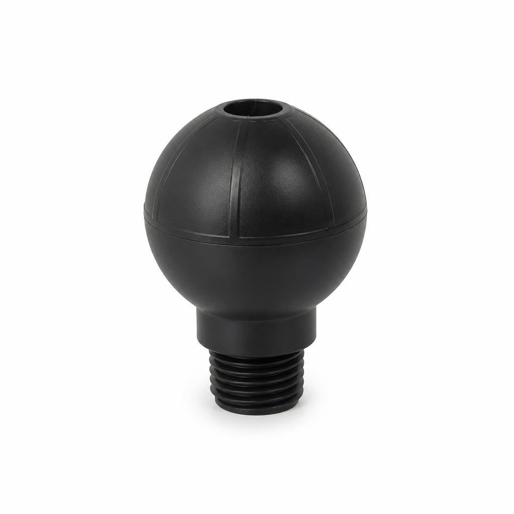M-1/2" POLY BALL - BLACK