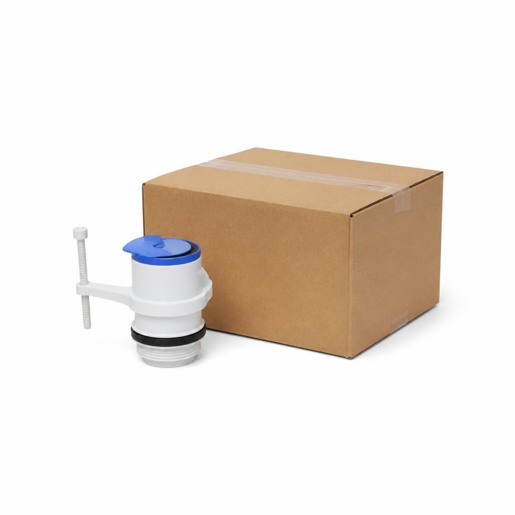 TECHPLAS FAO-L110-W 40MM FLAPPER OUTLET VALVE (SINGLE FLUSH LEVEL HANDLE TYPE)(10PCS/CTN)