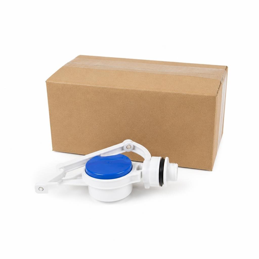 TECHPLAS FAO-L110-W 50MM FLAPPER OUTLET VALVE (SINGLE FLUSH LEVEL HANDLE TYPE)(10PCS/CTN)