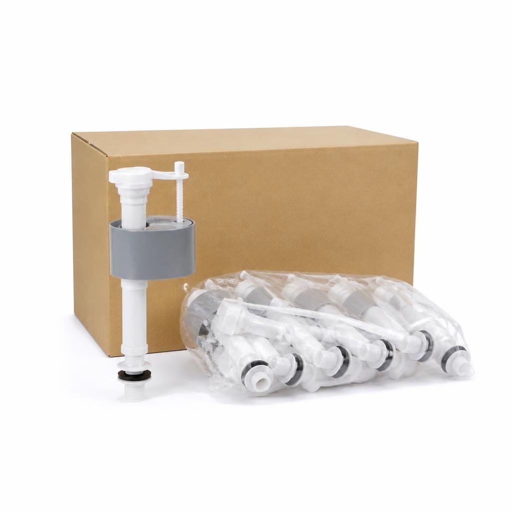 TECHPLAS FAO-L110-CP 40MM FLAPPER OUTLET VALVE (SINGLE FLUSH LEVEL HANDLE TYPE)(10PCS/CTN)
