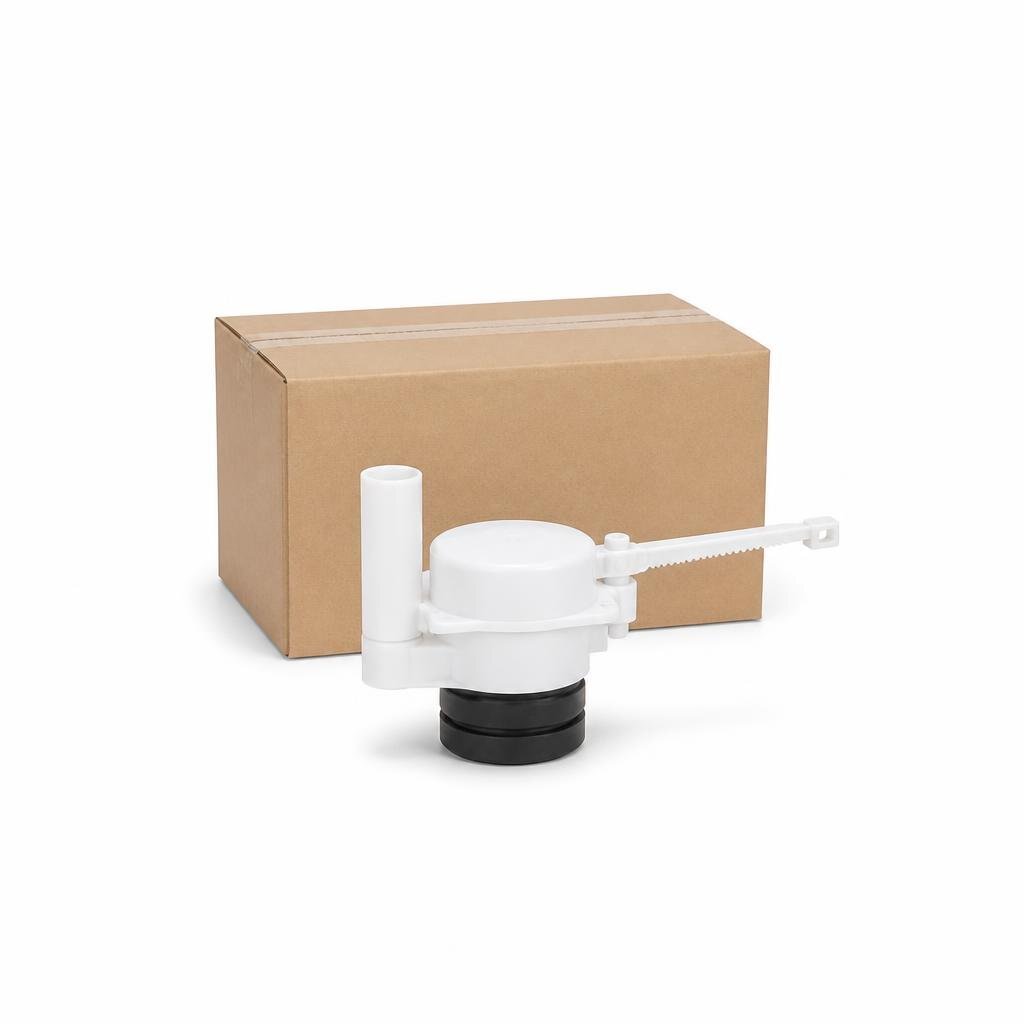 TECHPLAS FAO-L110-CP 50MM FLAPPER OUTLET VALVE (SINGLE FLUSH LEVEL HANDLE TYPE)(10PCS/CTN)
