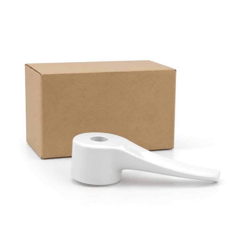 TECHPLAS FAO-L102A-W 40MM SINGLE FLUSH LEVER HANDLE/ARM TYPE (50PCS/CTN)