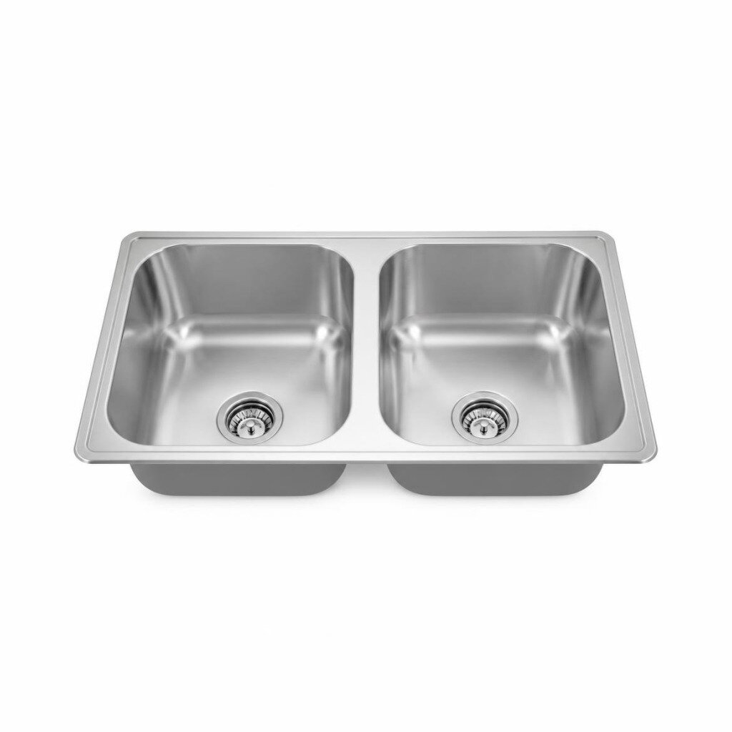 OTO 8248 S/STEEL DOUBLE BOWL SINK