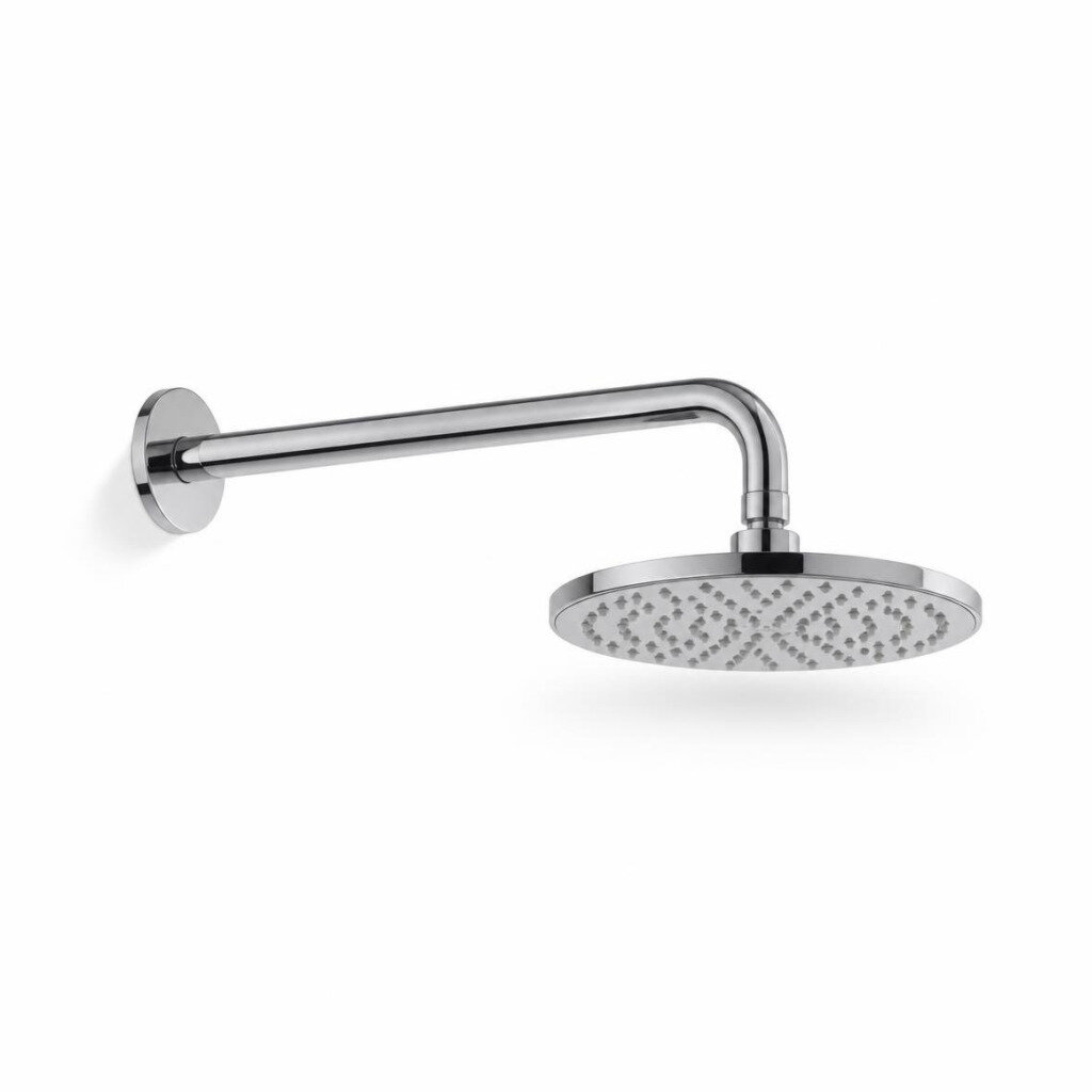 WATERIS SH8B 8" SHOWER ROSE HEAD WITH 13" ARM SET