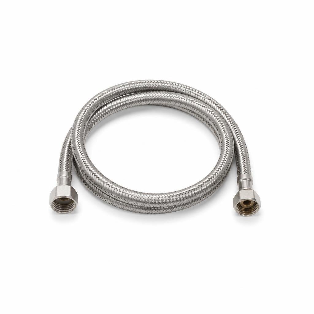 LACO 120CM H/DUTY S/STEEL FLEXIBLE HOSE