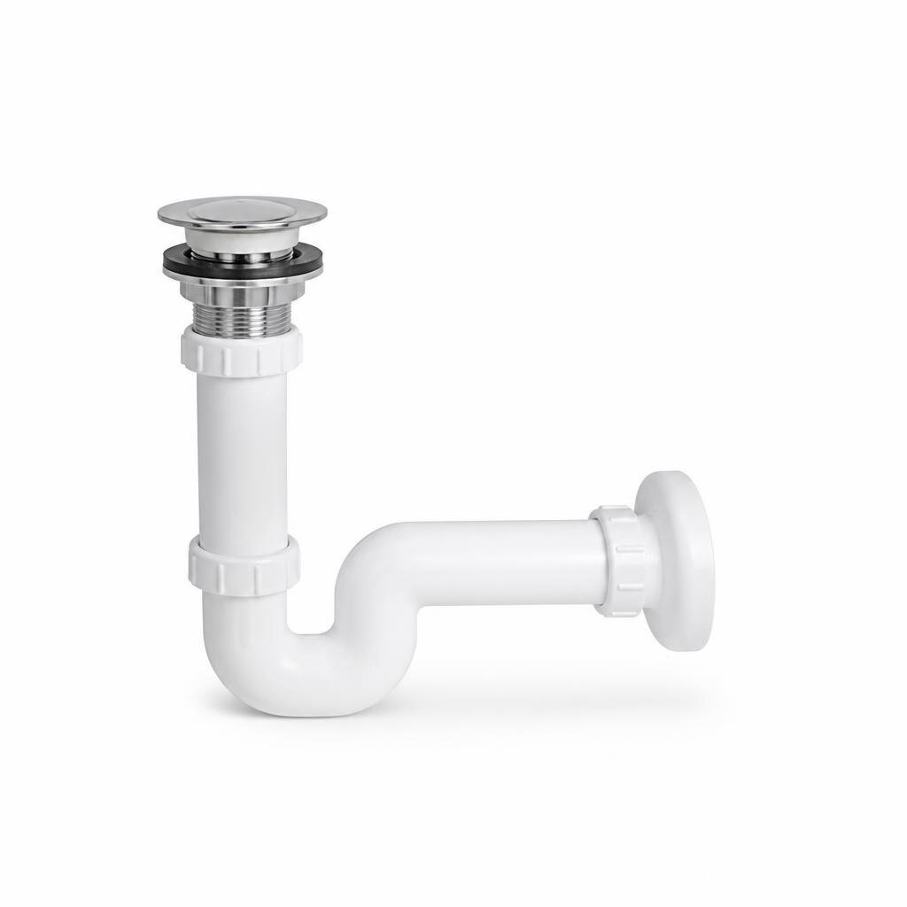 500D 1 1/4" BASIN WASTE WITH PIPE
