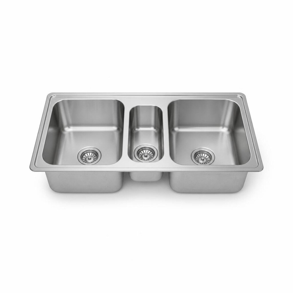 NICON G10550 0.9MM S/STEEL 2-1/2 BOWL SINK