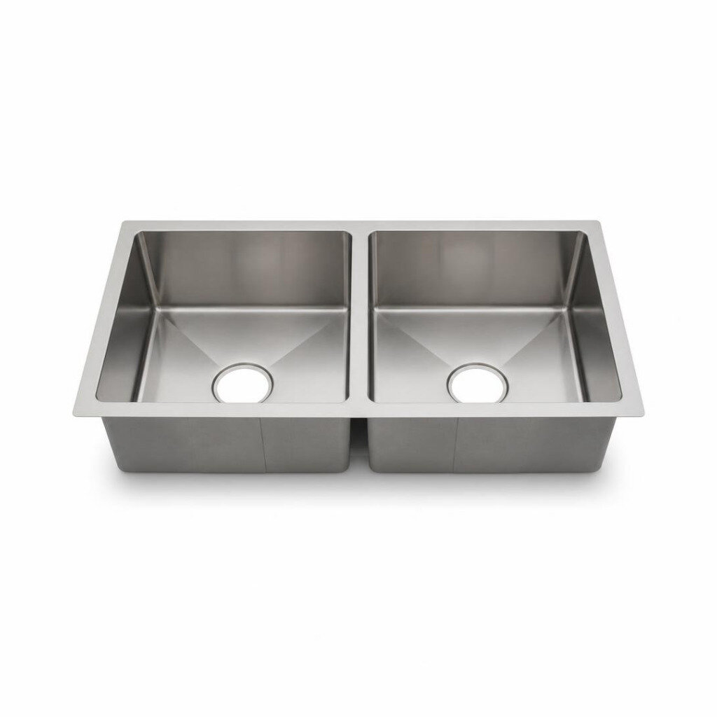 THE 1 T800P S/STEEL DOUBLE BOWL SINK