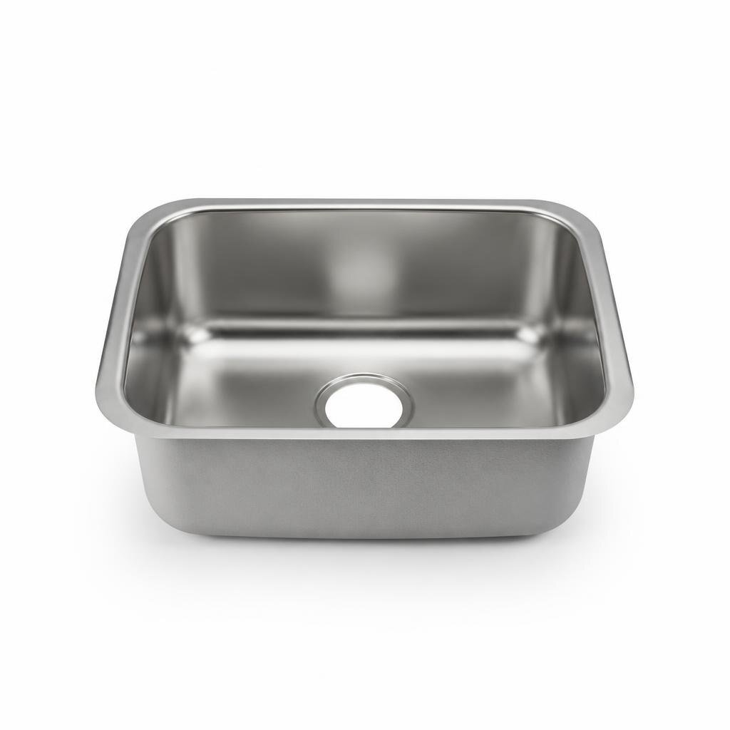 STD T-4843/134 0.6MM S/STEEL SINGE BOWL SINK (480X430X175MM)